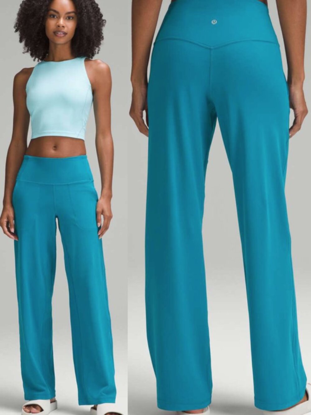 Lululemon Align High-Rise Wide-Leg Pants 31” Hawaiian Blue